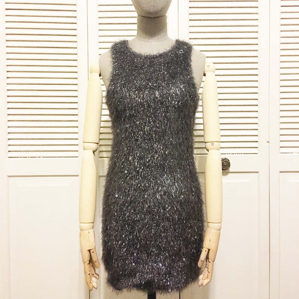 French Connection silver dress